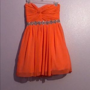 Orange homecoming dress!